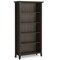 Simpli Home; Amherst 36 Inch 5 Shelf Bookcase Solid Wood Adjustable Storage Tapered Legs; Category:Cabinets, Chests & Shelving; Image:2